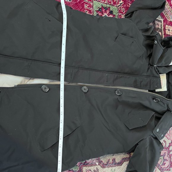 Brooks Brothers Winter Coat with Rabbit Fur Trim Size 4 - Picture 10 of 11